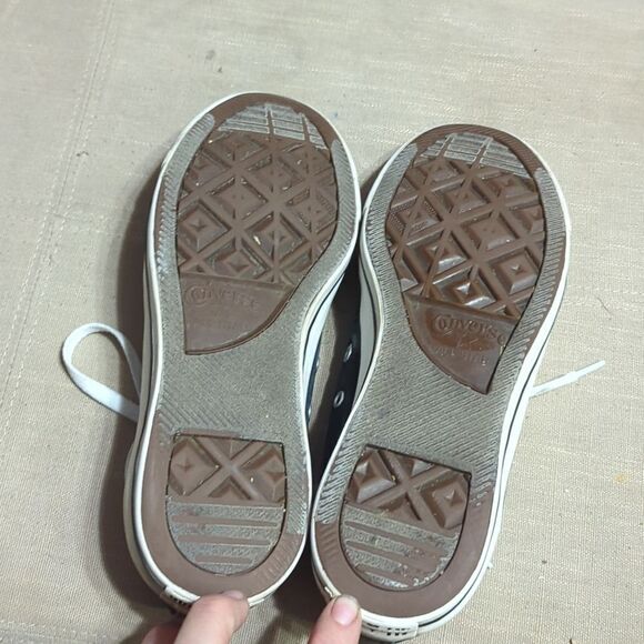 Converse CT All Star Ox Black Canvas Womens low top Trainers Mens 8 women 10 - Picture 5 of 7